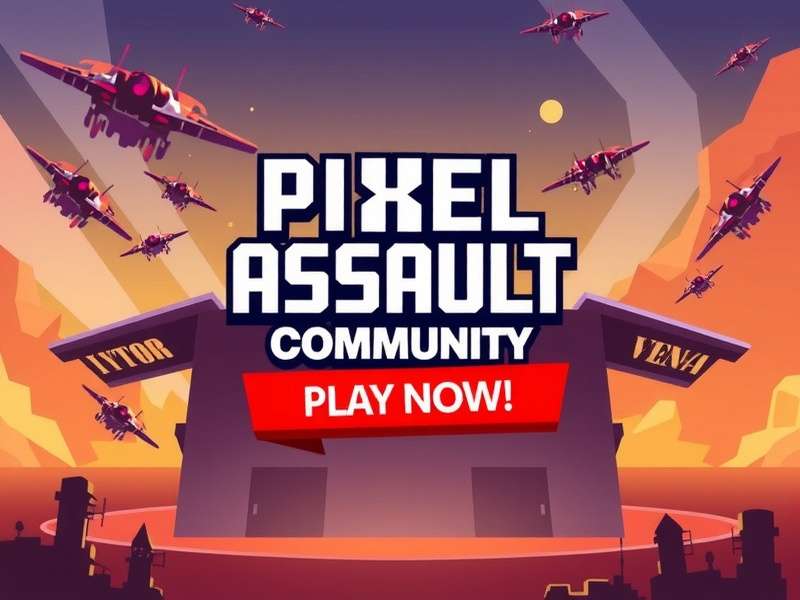 Pixel Assault India Game Banner